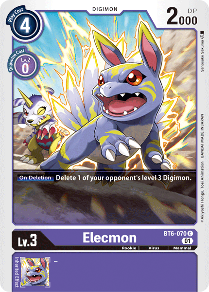 Elecmon [BT6-070] [Double Diamond] | Clutch Gaming