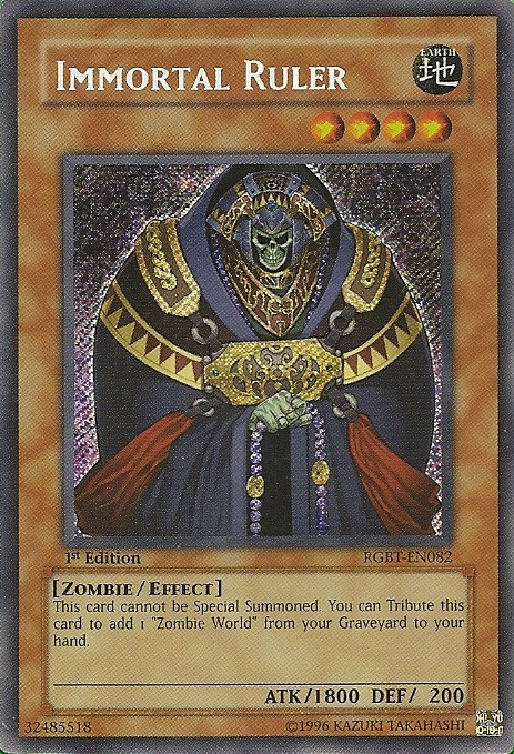 Immortal Ruler [RGBT-EN082] Secret Rare | Clutch Gaming