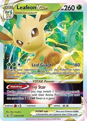 Leafeon VSTAR (SWSH195) (Jumbo Card) [Sword & Shield: Black Star Promos] | Clutch Gaming