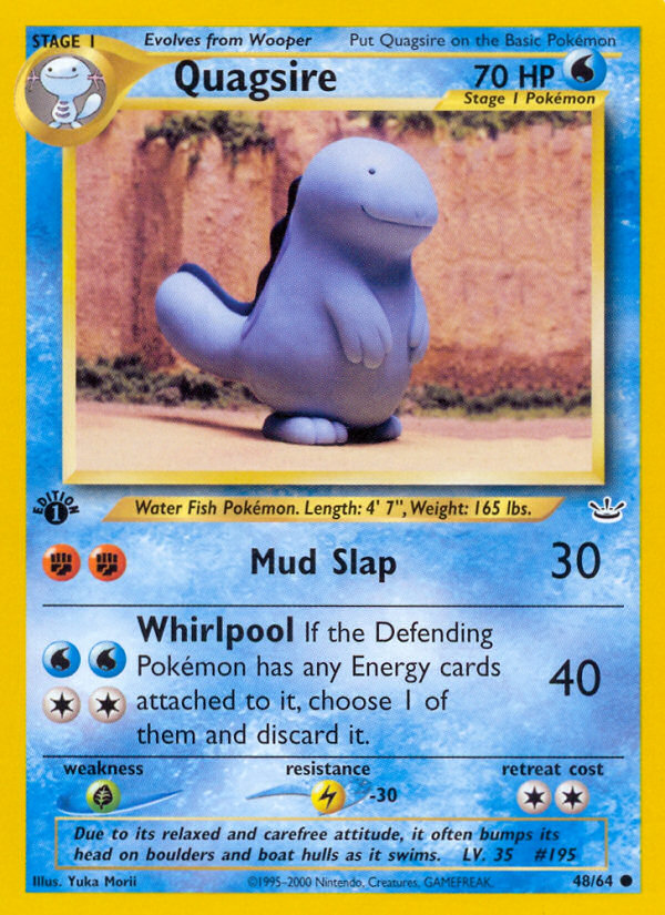 Quagsire (48/64) [Neo Revelation 1st Edition] | Clutch Gaming