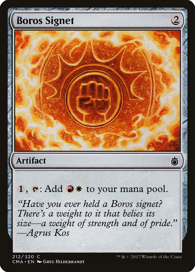 Boros Signet [Commander Anthology] | Clutch Gaming