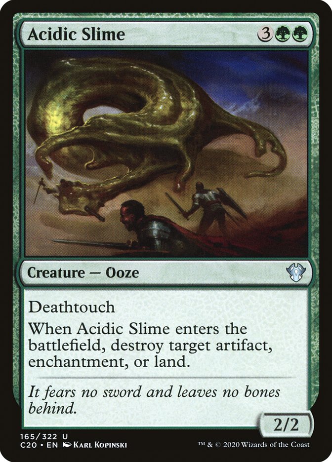 Acidic Slime [Commander 2020] | Clutch Gaming