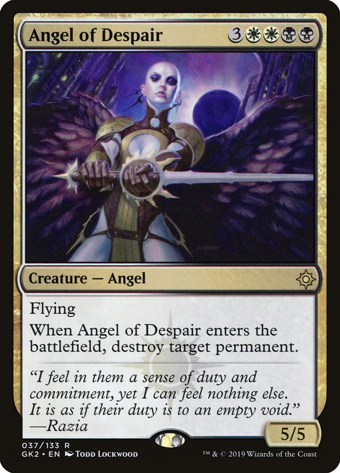 Angel of Despair [Ravnica Allegiance Guild Kit] | Clutch Gaming