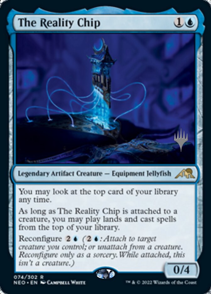 The Reality Chip (Promo Pack) [Kamigawa: Neon Dynasty Promos] | Clutch Gaming