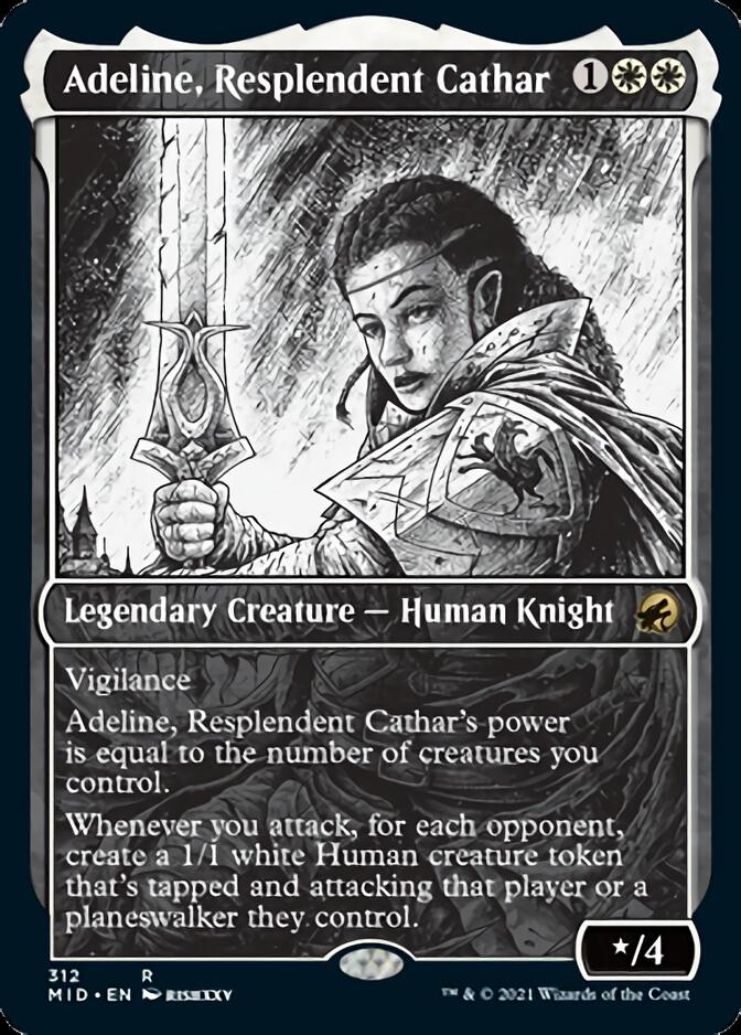 Adeline, Resplendent Cathar (Showcase Eternal Night) [Innistrad: Midnight Hunt] | Clutch Gaming