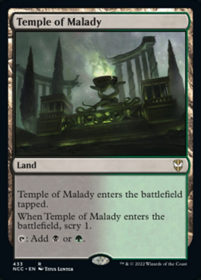 Temple of Malady [Streets of New Capenna Commander] | Clutch Gaming