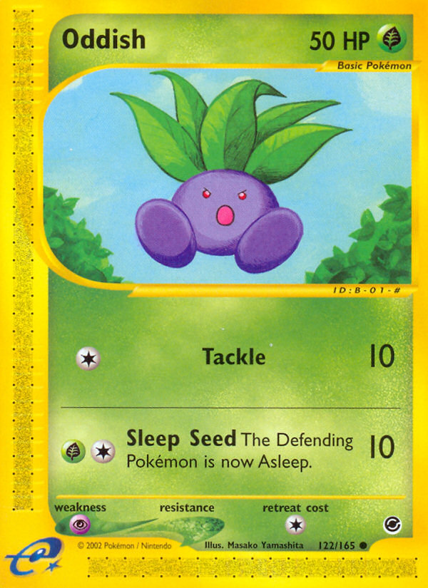 Oddish (122/165) [Expedition: Base Set] | Clutch Gaming