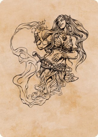 Djinni Windseer (Showcase) Art Card [Dungeons & Dragons: Adventures in the Forgotten Realms Art Series] | Clutch Gaming