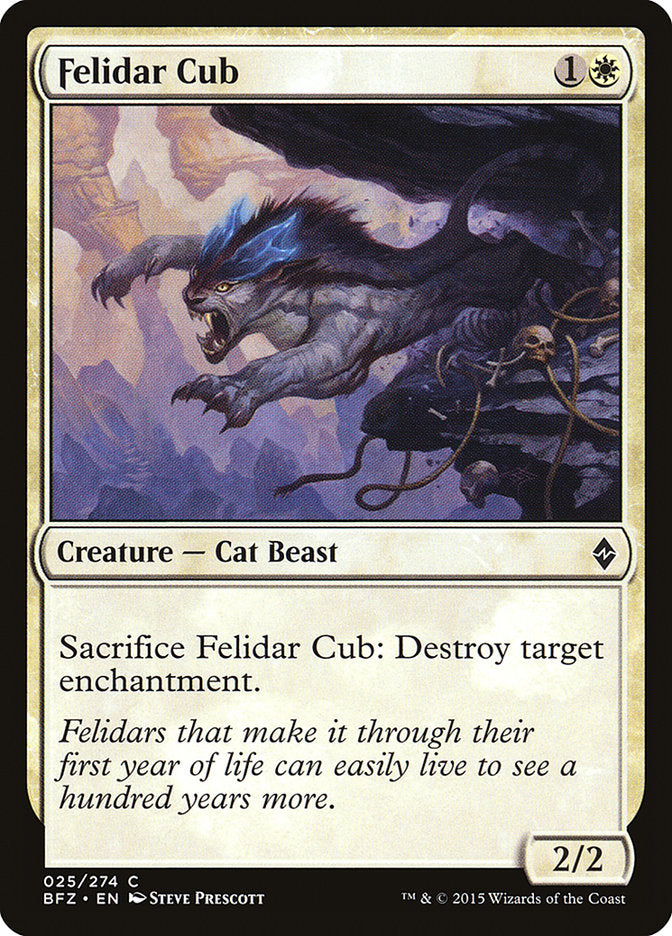 Felidar Cub [Battle for Zendikar] | Clutch Gaming