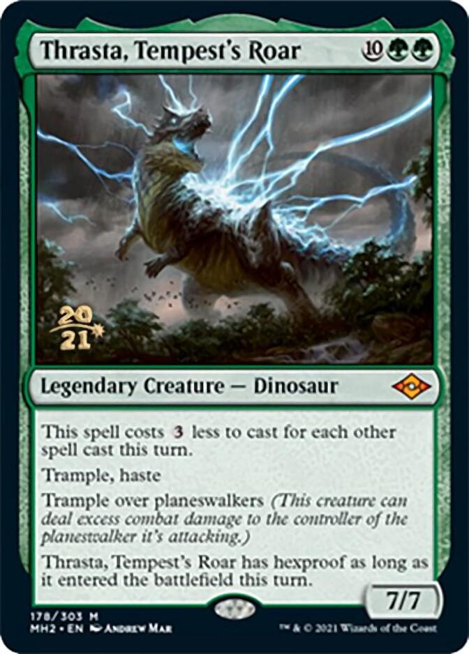 Thrasta, Tempest's Roar [Modern Horizons 2 Prerelease Promos] | Clutch Gaming