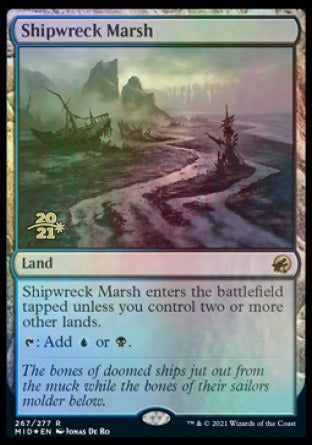 Shipwreck Marsh [Innistrad: Midnight Hunt Prerelease Promos] | Clutch Gaming