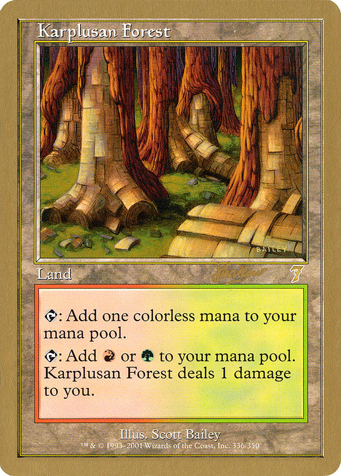 Karplusan Forest (Sim Han How) [World Championship Decks 2002] | Clutch Gaming