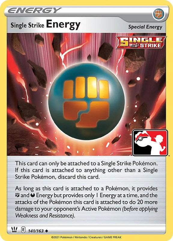 Single Strike Energy (141/163) [Prize Pack Series Two] | Clutch Gaming