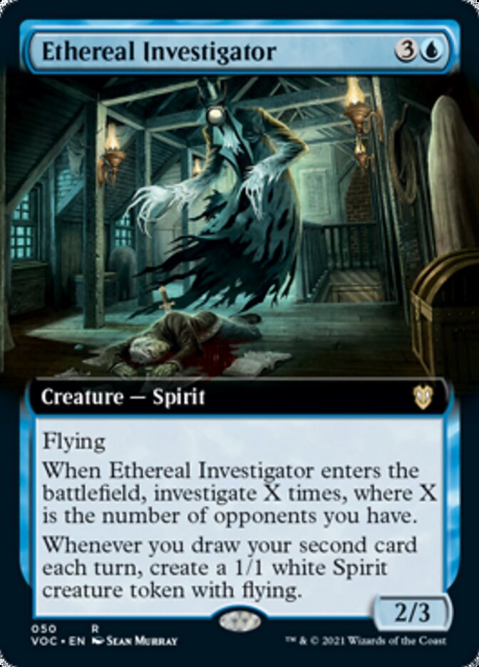 Ethereal Investigator (Extended Art) [Innistrad: Crimson Vow Commander] | Clutch Gaming