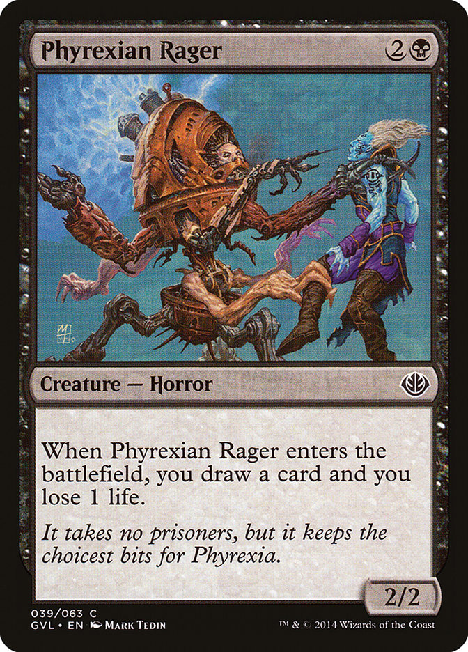 Phyrexian Rager (Garruk vs. Liliana) [Duel Decks Anthology] | Clutch Gaming