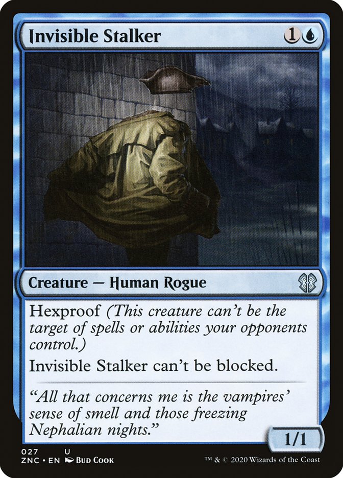 Invisible Stalker [Zendikar Rising Commander] | Clutch Gaming