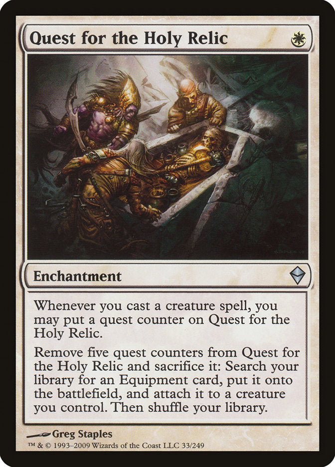 Quest for the Holy Relic [Zendikar] | Clutch Gaming