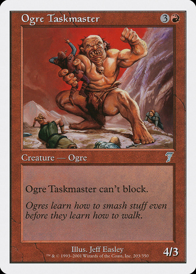 Ogre Taskmaster [Seventh Edition] | Clutch Gaming