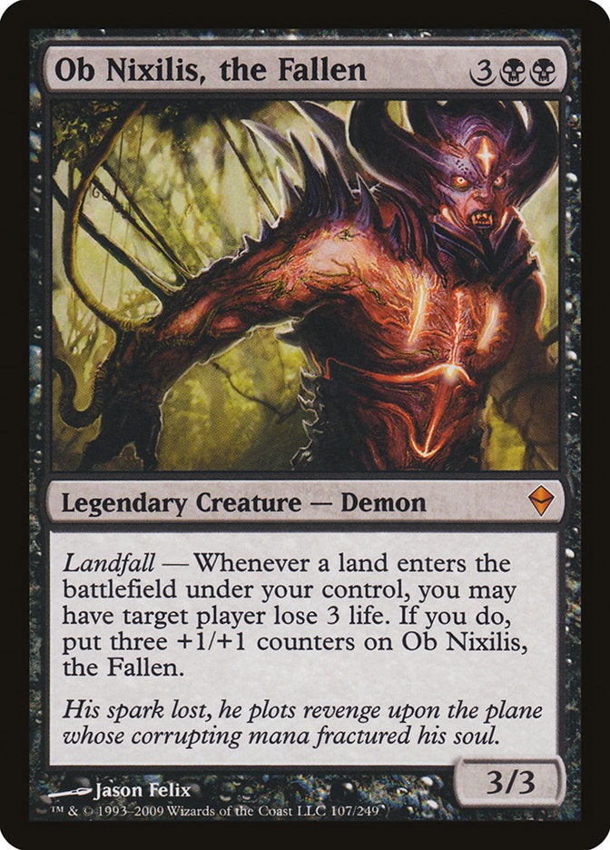 Ob Nixilis, the Fallen [Zendikar] | Clutch Gaming