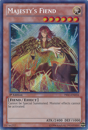 Majesty's Fiend [PRIO-EN034] Secret Rare | Clutch Gaming