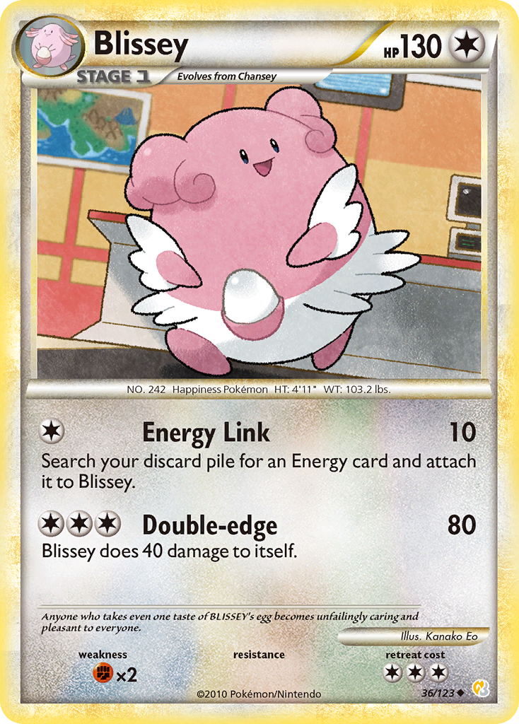 Blissey (36/123) [HeartGold & SoulSilver: Base Set] | Clutch Gaming