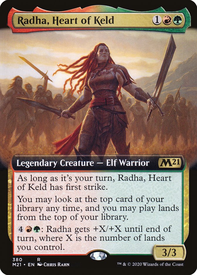 Radha, Heart of Keld (Extended Art) [Core Set 2021] | Clutch Gaming