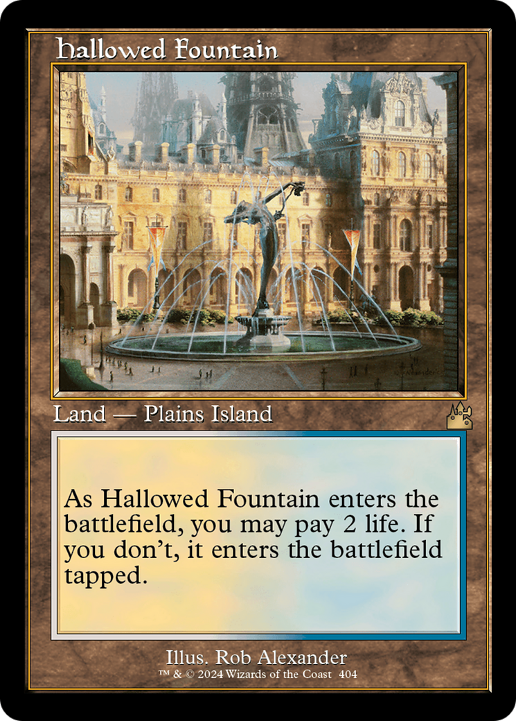 Hallowed Fountain (Retro) [Ravnica Remastered] | Clutch Gaming