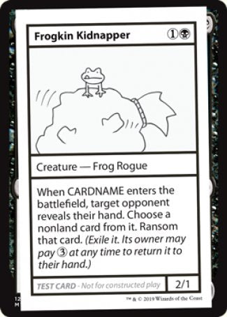 Frogkin Kidnapper (2021 Edition) [Mystery Booster Playtest Cards] | Clutch Gaming