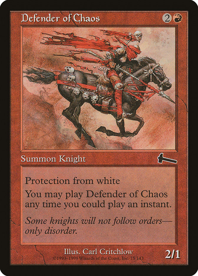 Defender of Chaos [Urza's Legacy] | Clutch Gaming