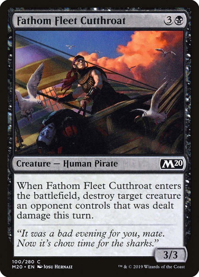 Fathom Fleet Cutthroat [Core Set 2020] | Clutch Gaming