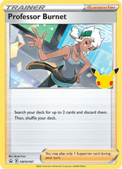 Professor Burnet (SWSH167) (25th Anniversary Stamp) [Sword & Shield: Black Star Promos] | Clutch Gaming