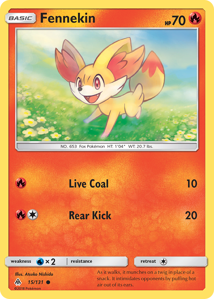 Fennekin (15/131) [Sun & Moon: Forbidden Light] | Clutch Gaming