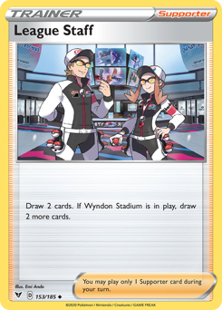League Staff (153/185) [Sword & Shield: Vivid Voltage] | Clutch Gaming
