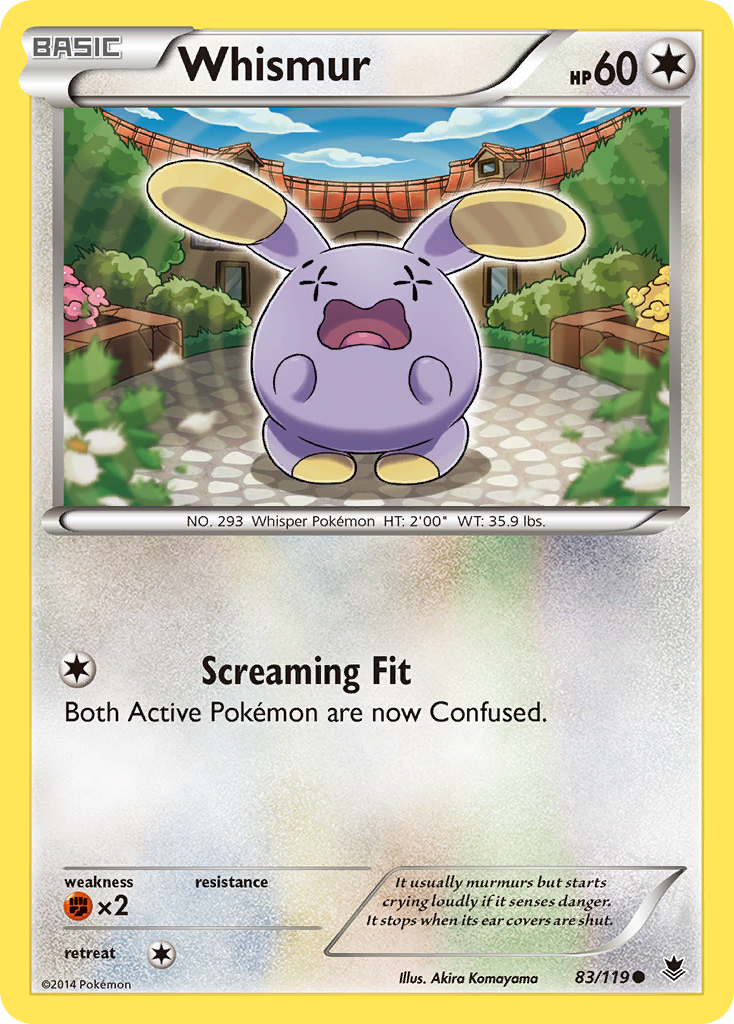 Whismur (83/119) [XY: Phantom Forces] | Clutch Gaming