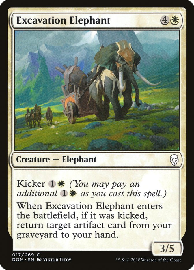 Excavation Elephant [Dominaria] | Clutch Gaming