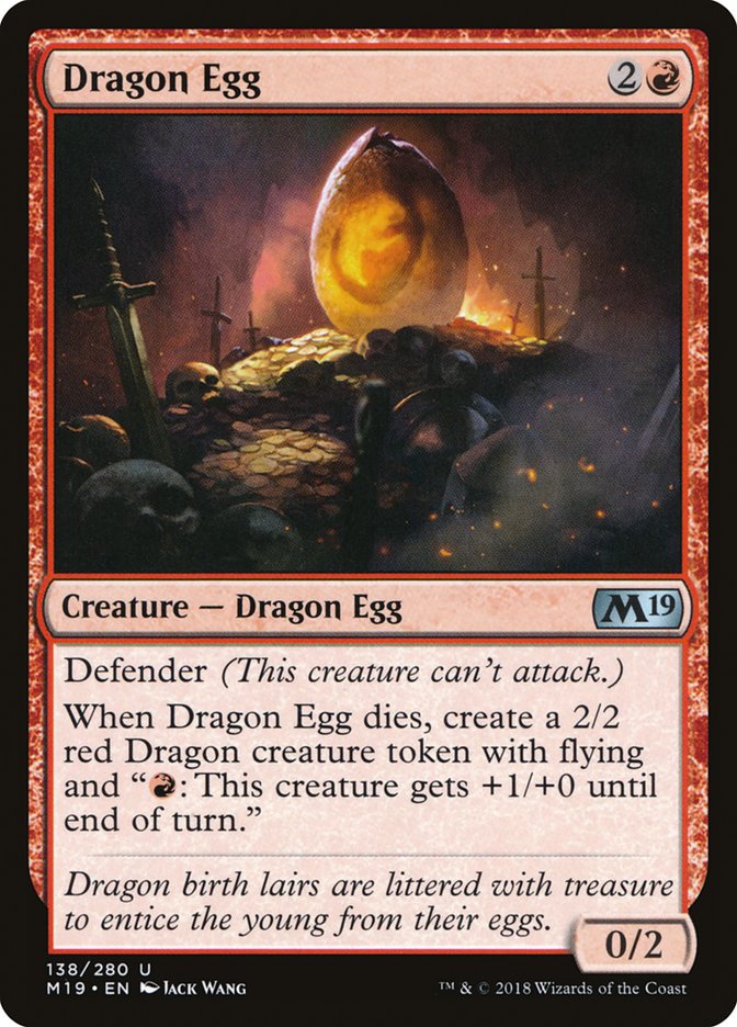 Dragon Egg [Core Set 2019] | Clutch Gaming