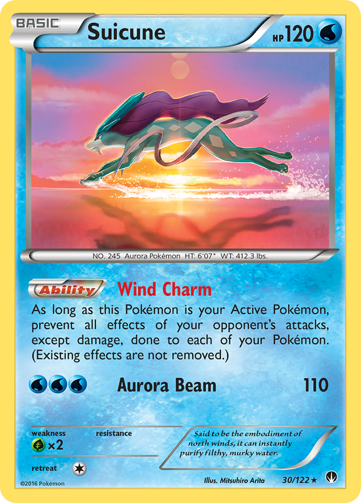 Suicune (30/122) [XY: BREAKpoint] | Clutch Gaming