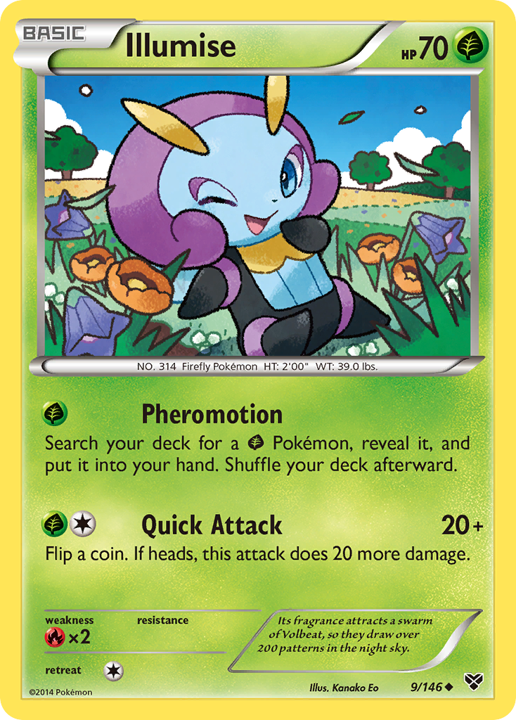 Illumise (9/146) [XY: Base Set] | Clutch Gaming