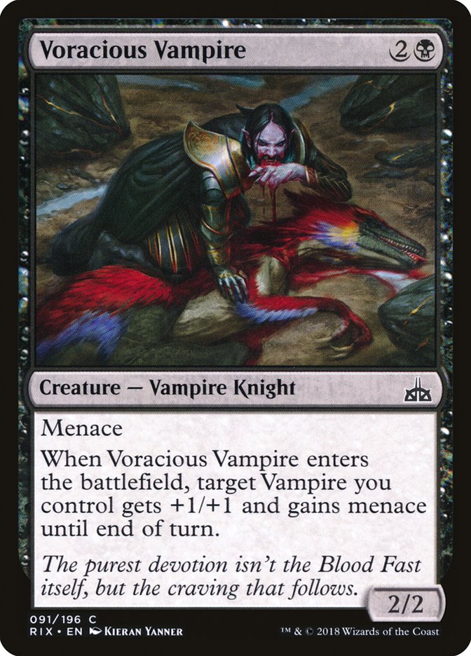 Voracious Vampire [Rivals of Ixalan] | Clutch Gaming