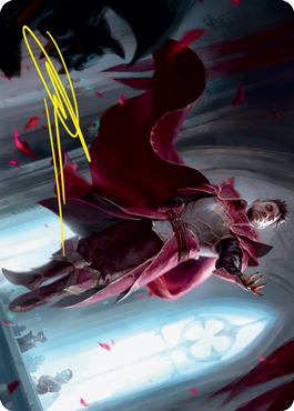 Markov Waltzer Art Card (Gold-Stamped Signature) [Innistrad: Crimson Vow Art Series] | Clutch Gaming