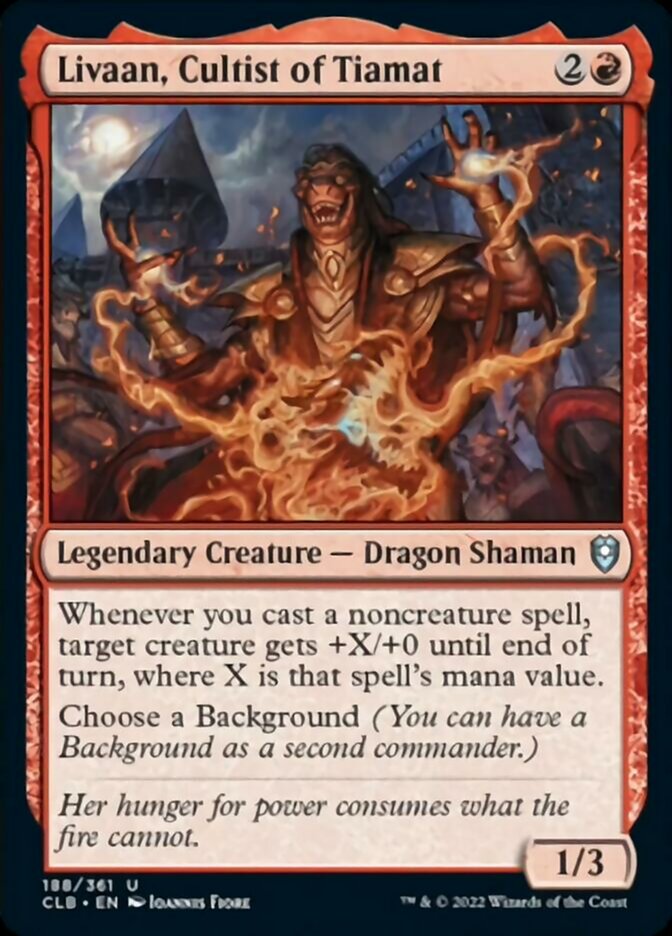 Livaan, Cultist of Tiamat [Commander Legends: Battle for Baldur's Gate] | Clutch Gaming