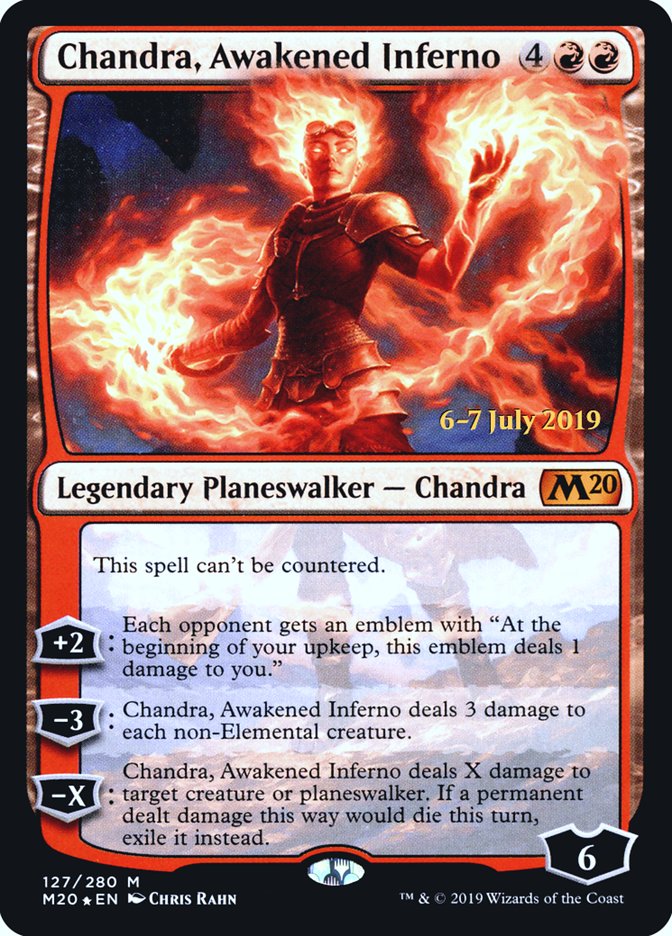 Chandra, Awakened Inferno [Core Set 2020 Prerelease Promos] | Clutch Gaming