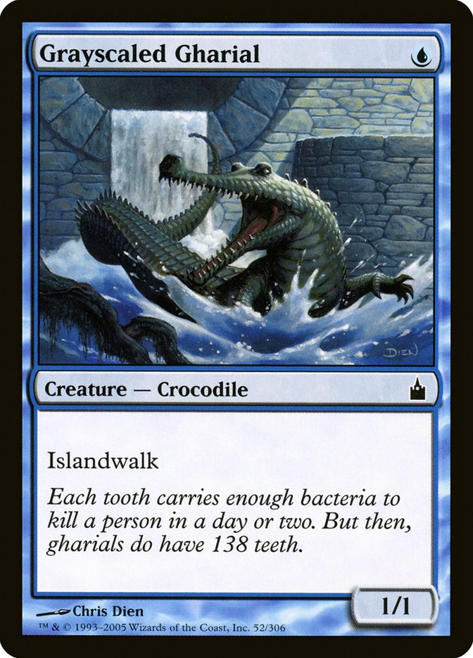 Grayscaled Gharial [Ravnica: City of Guilds] | Clutch Gaming