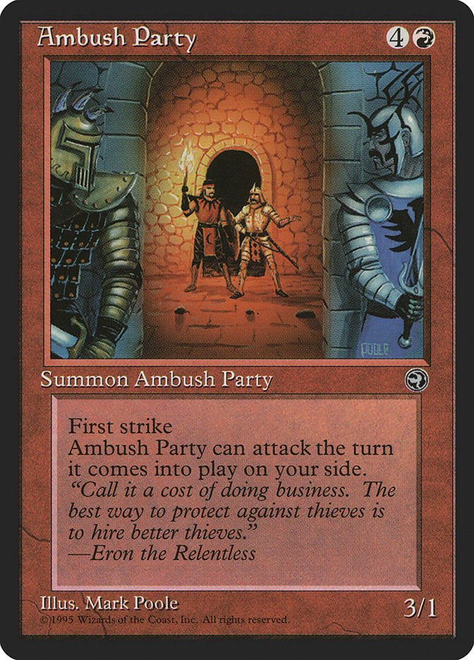 Ambush Party (Eron Flavor Text) [Homelands] | Clutch Gaming