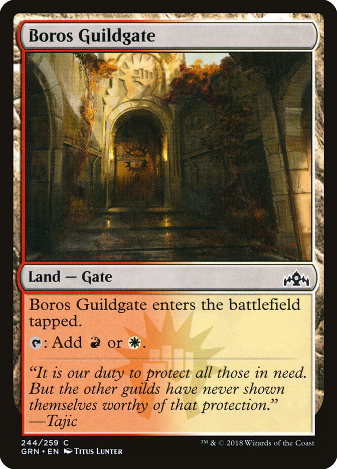 Boros Guildgate (244/259) [Guilds of Ravnica] | Clutch Gaming