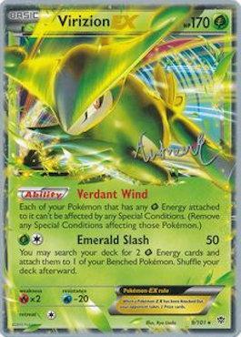 Virizion EX (9/101) (Emerald King - Andrew Estrada) [World Championships 2014] | Clutch Gaming