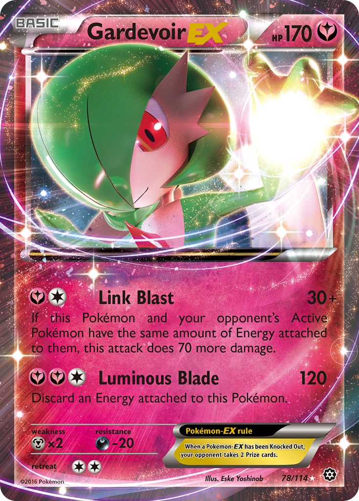 Gardevoir EX (78/114) [XY: Steam Siege] | Clutch Gaming