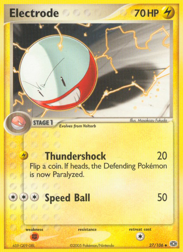 Electrode (27/106) [EX: Emerald] | Clutch Gaming