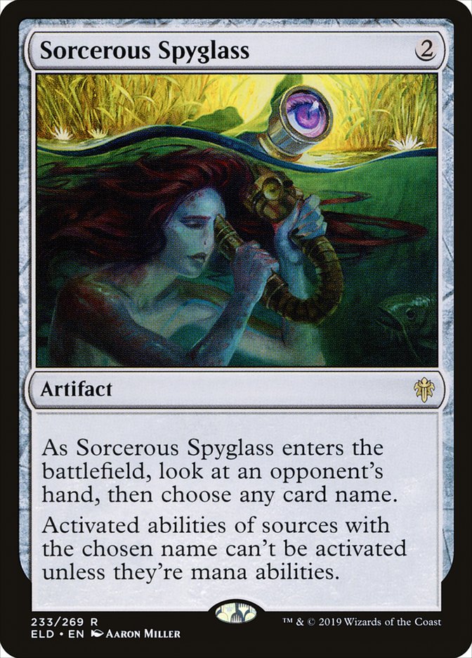 Sorcerous Spyglass [Throne of Eldraine] | Clutch Gaming