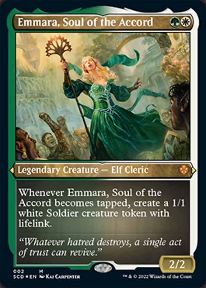 Emmara, Soul of the Accord (Foil Etched) [Starter Commander Decks] | Clutch Gaming